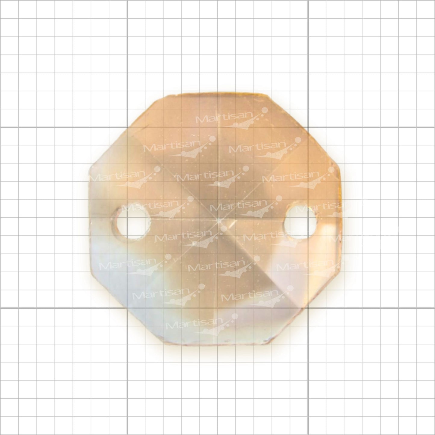 Cristal Octagonal 14mm