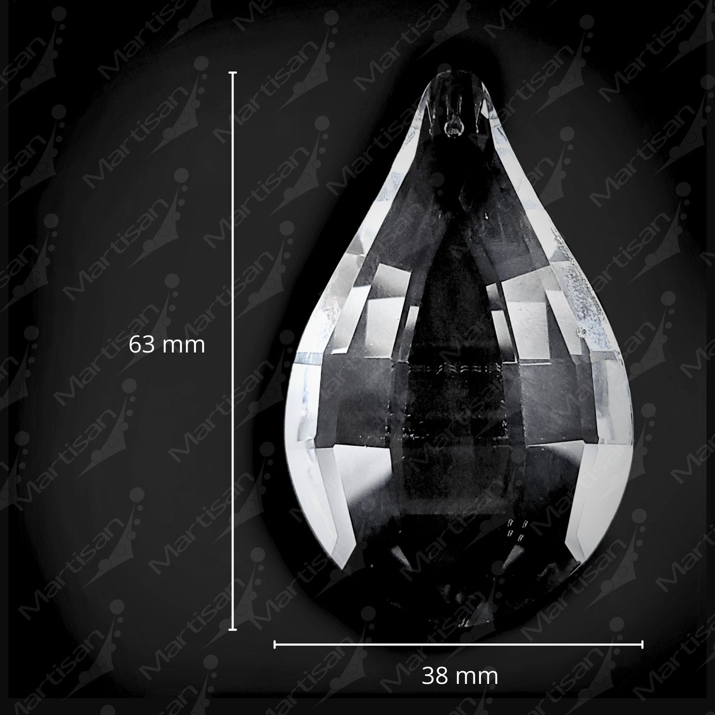 Cristal Gota Half Rombo y Pipa
