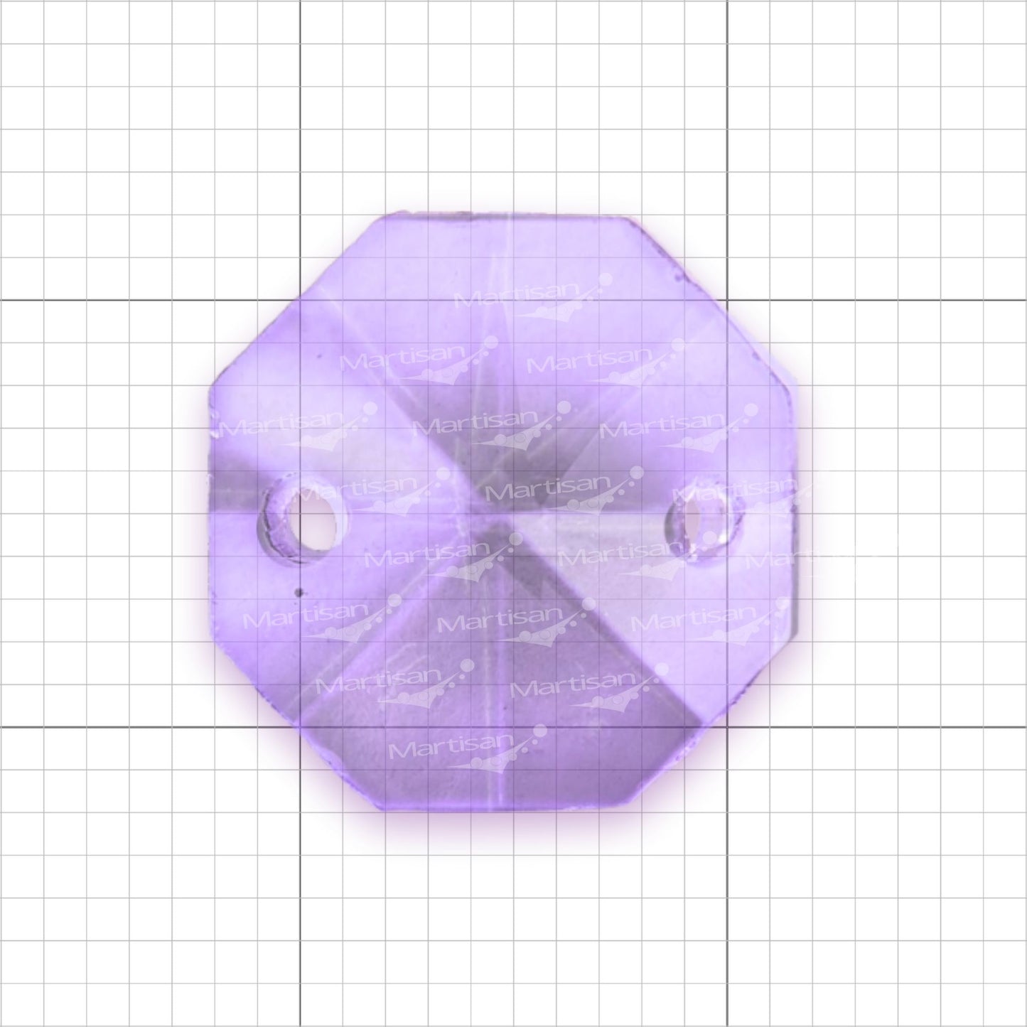 Cristal Octagonal 14mm
